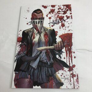 Book Of Slaughter 1 Battle Damage Virgin Variant Tyler Kirkham Signed COA NM